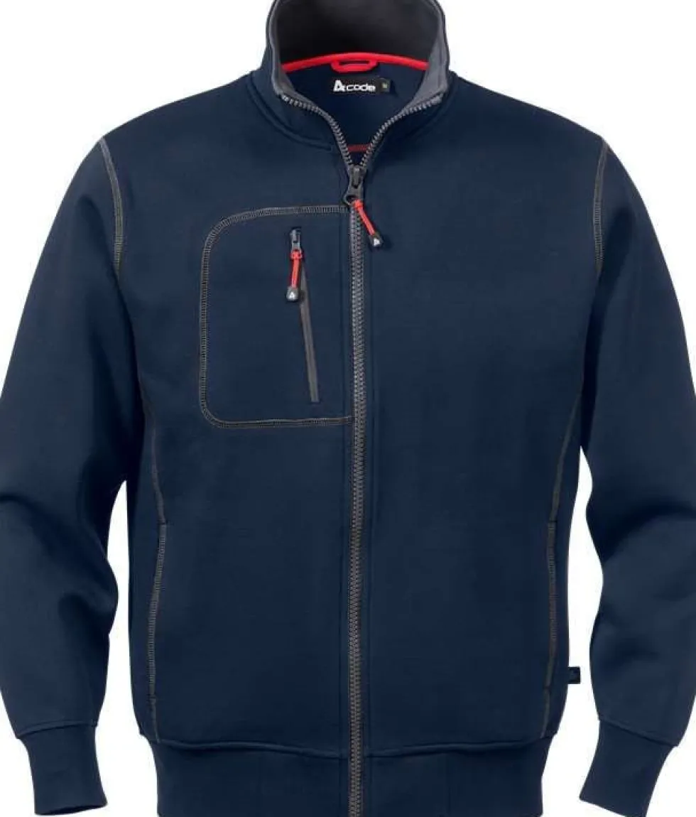 Acode Sweatshirtjacka 1747 DF