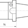 Albrecht Precisionsborrchuck kort AKL DIN 2080 1-16mm SK40