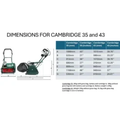 Allett Cambridge 35 Cylindergräsklippare