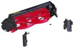 Allett 14" (35cm) replacement 6-blade cutting cylinder for Cambridge 35