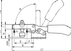 Amf Snabbspännare 6830, horisontell