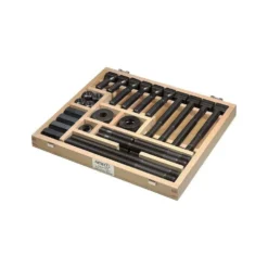 Amf Spännverktygsats 6520 M20x22mm 46 delar, i träetui