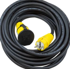 Amiga Förlängningskabel 10m gummi 3G2.5mm