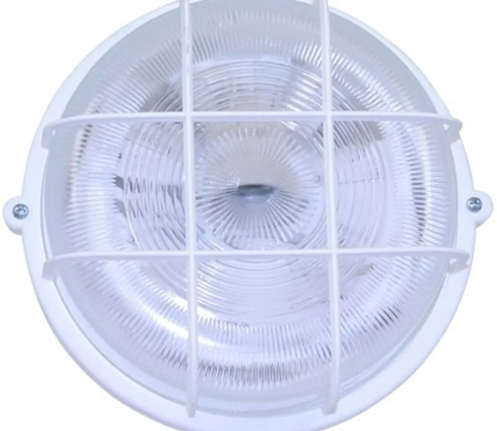 Amiga Gallerarmatur E27 IP44 vit 100W