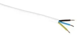 Amiga Kabel RKK 3G1 Vit 5m