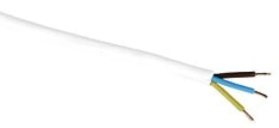 Amiga Kabel RKK 3G1 Vit 5m