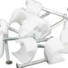 Amiga Ledningshållare Vit 6x9 Oval 100-pack