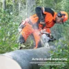 Arbete med motorsåg del 2