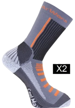 AtWork Tennissocka Coolmax 2-pack stl