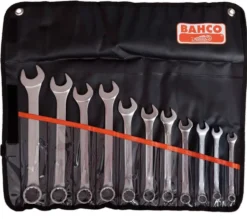 Bahco Blocknyckel 111Z/11T i sats 3/8-1'' 11 delar, tum, i etui