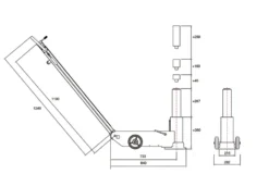 Bahco Domkraft BH230 lufthydraulisk 30 ton