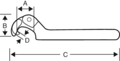 Bahco Haknyckel 40B