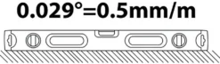 Bahco Precisionsvattenpass 496 aluminium 1800mm