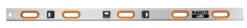 Bahco Precisionsvattenpass 496 aluminium 1800mm