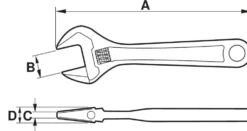 Bahco Skiftnyckel 80