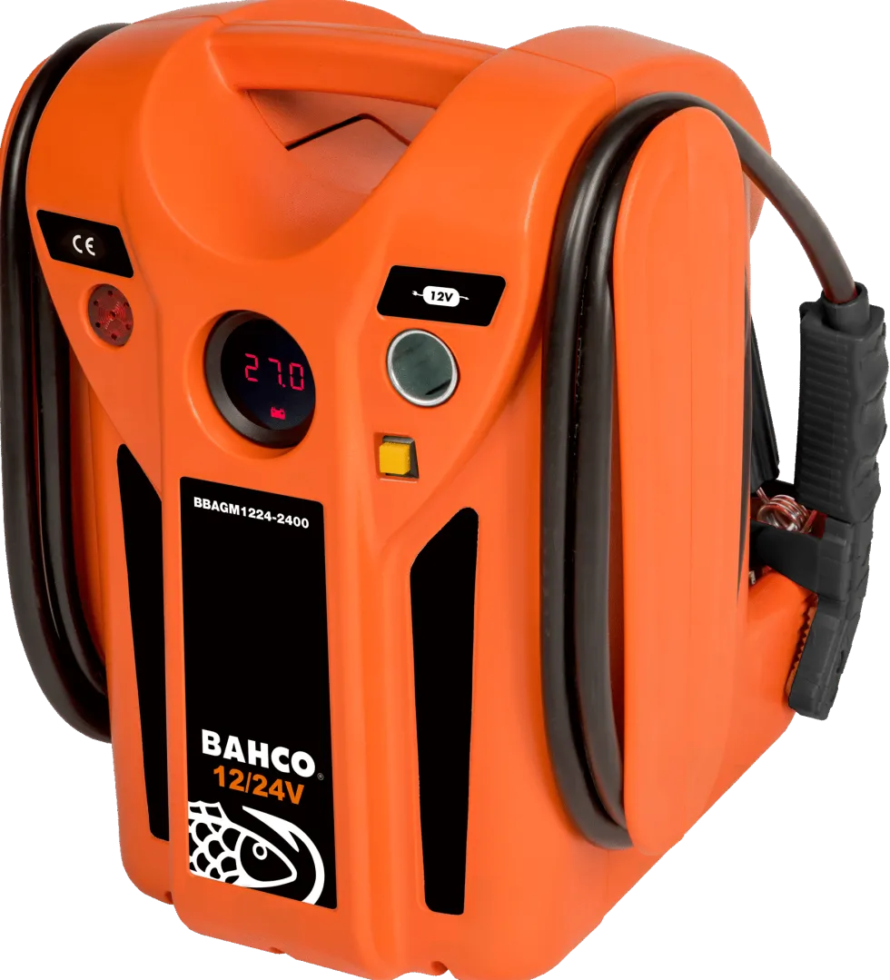 Bahco starthjälp Booster 12/24 V 2400 / 1200 CA BBAGM1224-2400