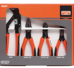 Bahco Tångsats 9897ERGO 4 delar, allround