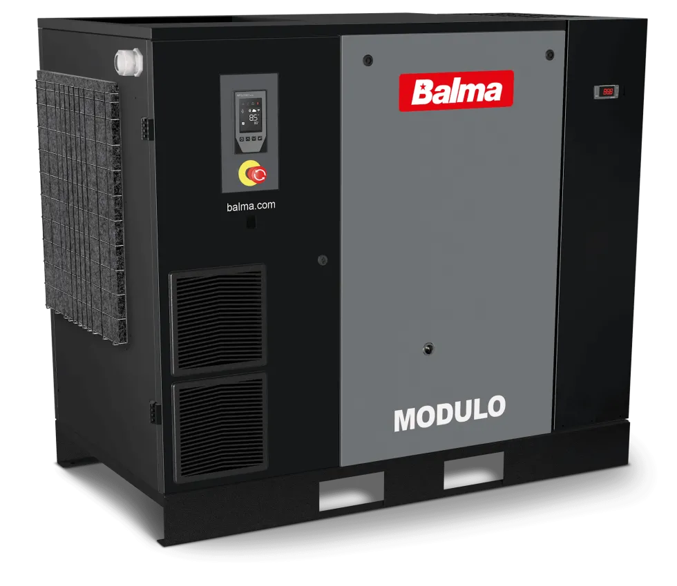 Balma Skruvkompressor Modulo PM.IE 18kW 10 bar med inverter och kyltork