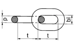 Bema Handelskätting, kortlänkad 5x18,5mm, klass 2
