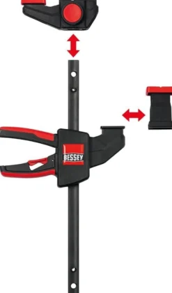 Bessey Enhands/bordstving EZR15-6, 150x60mm/120-310mm, 1par