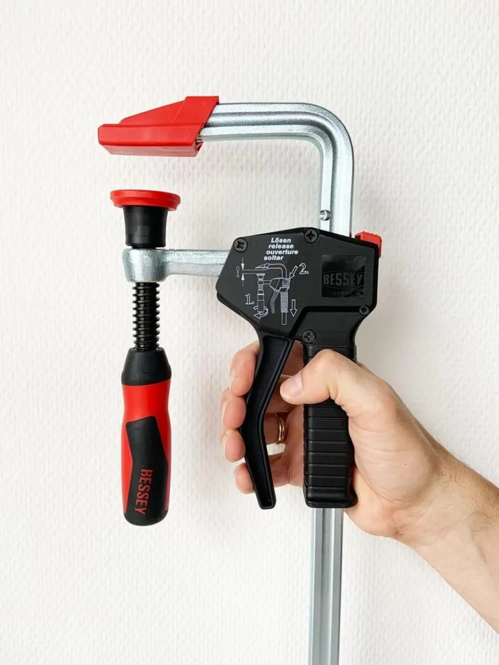 Bessey Enhandstving EHZ med 2-komponentgrepp
