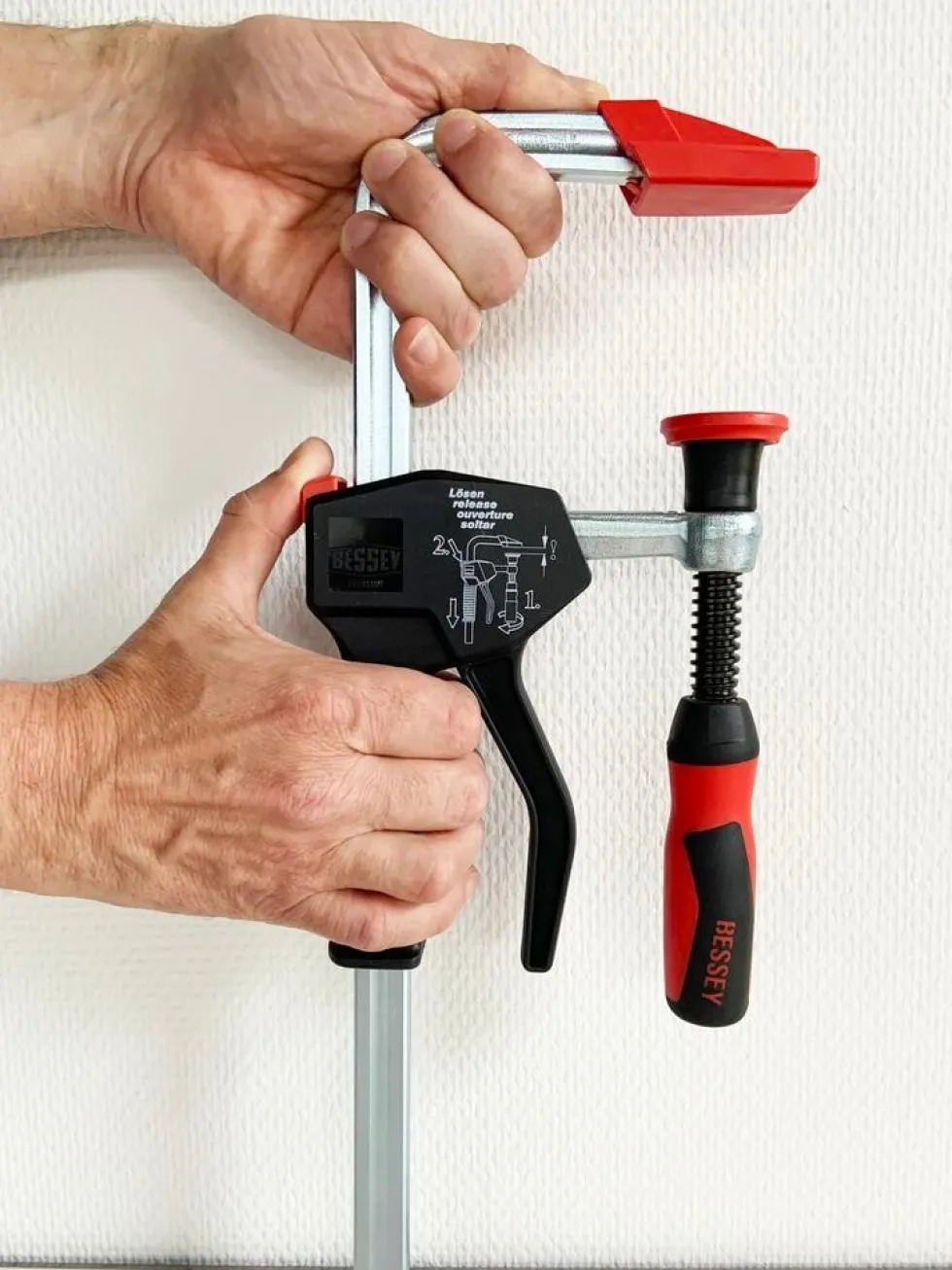 Bessey Enhandstving EHZ med 2-komponentgrepp