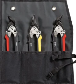 Bessey Set med fasonsaxar i rulletui DSET15