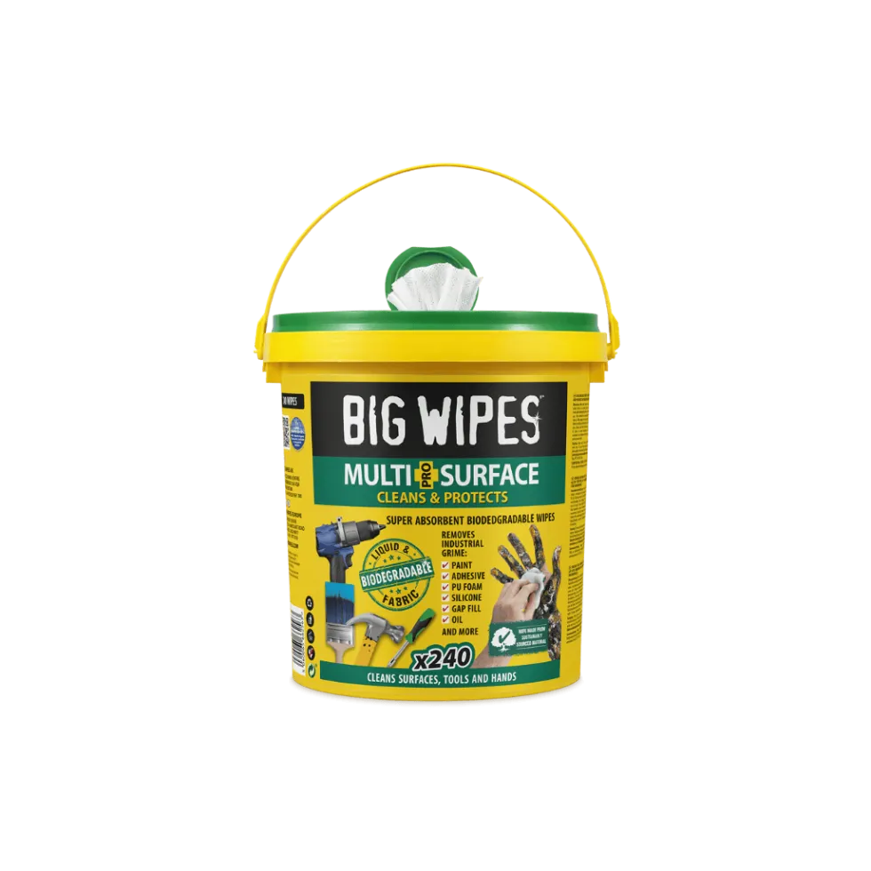 Big Wipes Rengöringsduk Multi Surface Pro+ 27x21 cm 240-pack