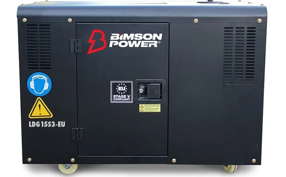 Bimson Elverk 13kW 3-fas diesel, ATS