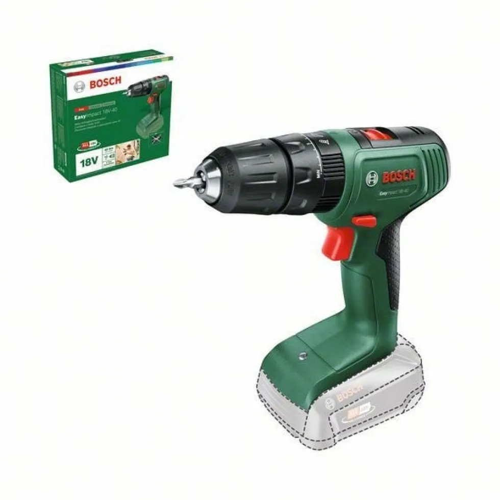 Bosch Borrskruvdragare Easyimpact 18V-40 utan batteri & laddare