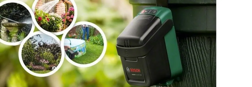 Bosch Dränkbar Pump 18V-2000 med 1x2,5Ah batteri & laddare