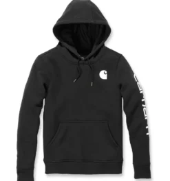 Carhartt Clarksburg Hoodie Dam Black