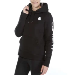 Carhartt Clarksburg Hoodie Dam Black
