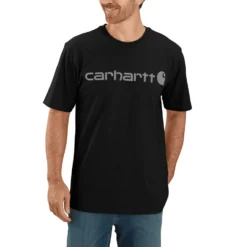 Carhartt Dearborn Relaxed Logo T-Shirt Herr Black/Gray