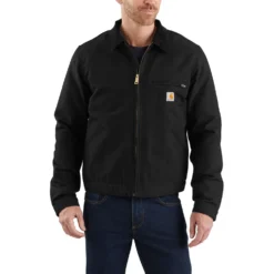 Carhartt Duck Detroit Jacka Herr Black