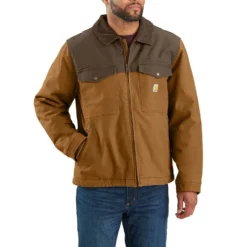 Carhartt Montana duck insulated Jacka, Herr, Carhartt brown/coffee