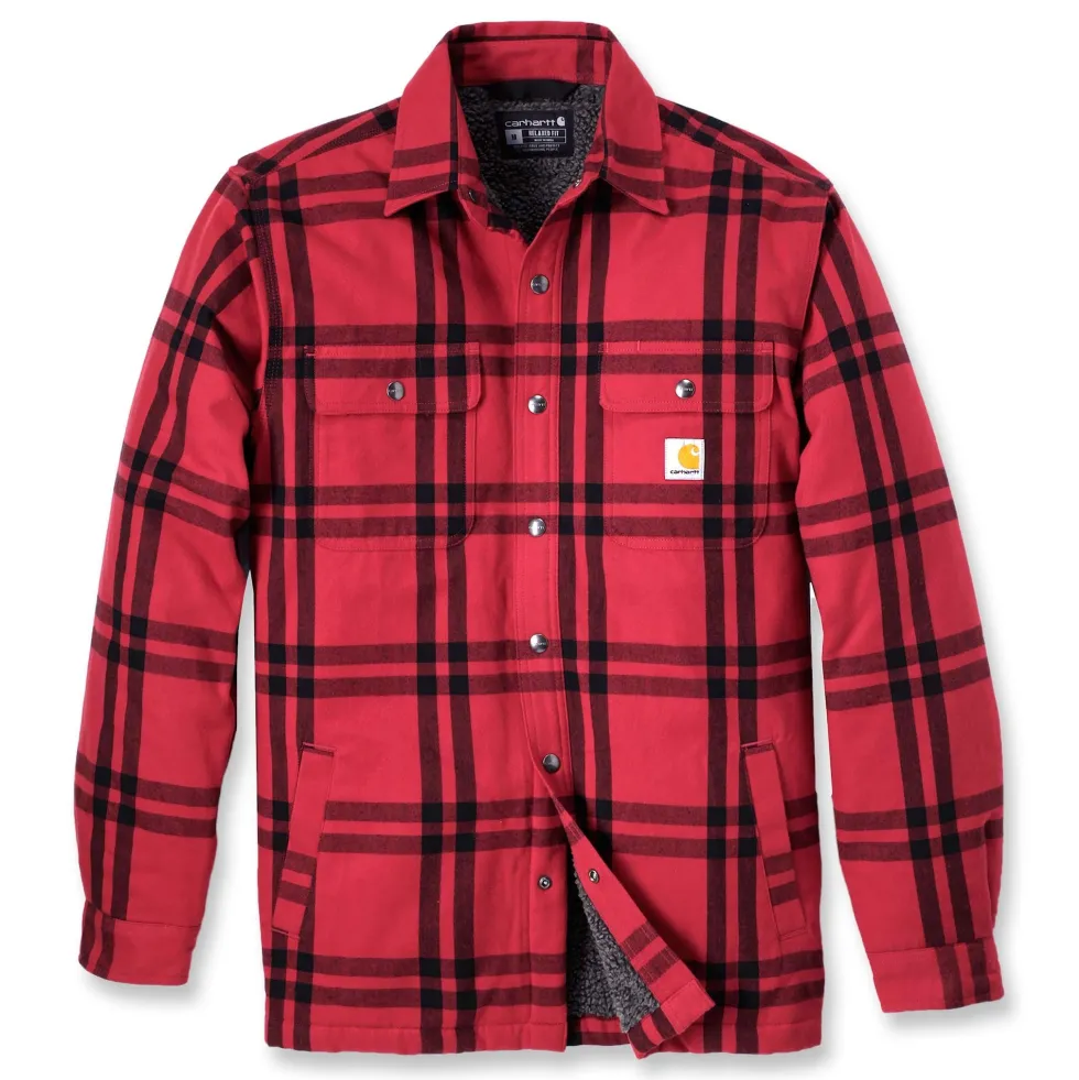 Carhartt Roane Skjortjacka med huva, Herr, Crabapple