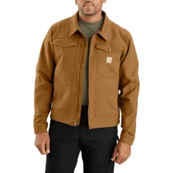 Carhartt Rugged Flex™ Duck Berwick Jacka Herr Carhartt Brown