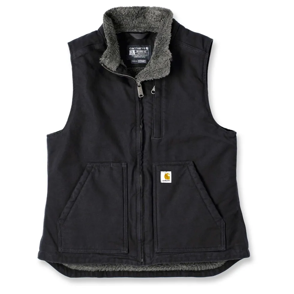 Carhartt Sherpa-fodrad väst , Dam, Black