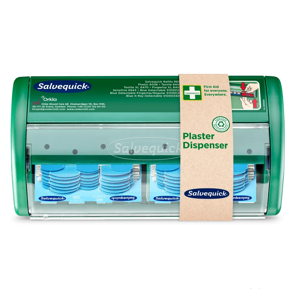 Cederroth Salvequick Plåsterautomat Blue Detectable 51030130