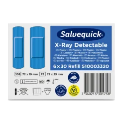 Cederroth Salvequick Refill X-Ray Detectable Plåster 510003320 6-pack (30 st/refill)