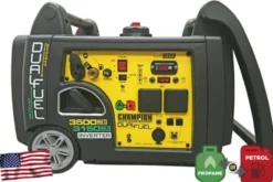 Champion 3500W Inverterelverk Bensin/Gas