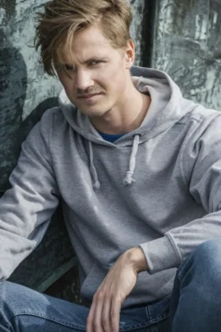 Clique Basic Hoody Gråmelerad