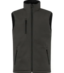 Clique Padded Softshell Vest Mörkgrå Herr