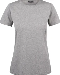 Clique T-Shirt Dam Grå Melange