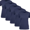 Clique T-shirt Dam 5-pack Marinblå