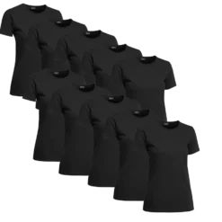 Clique T-shirt Dam 10-pack Svart