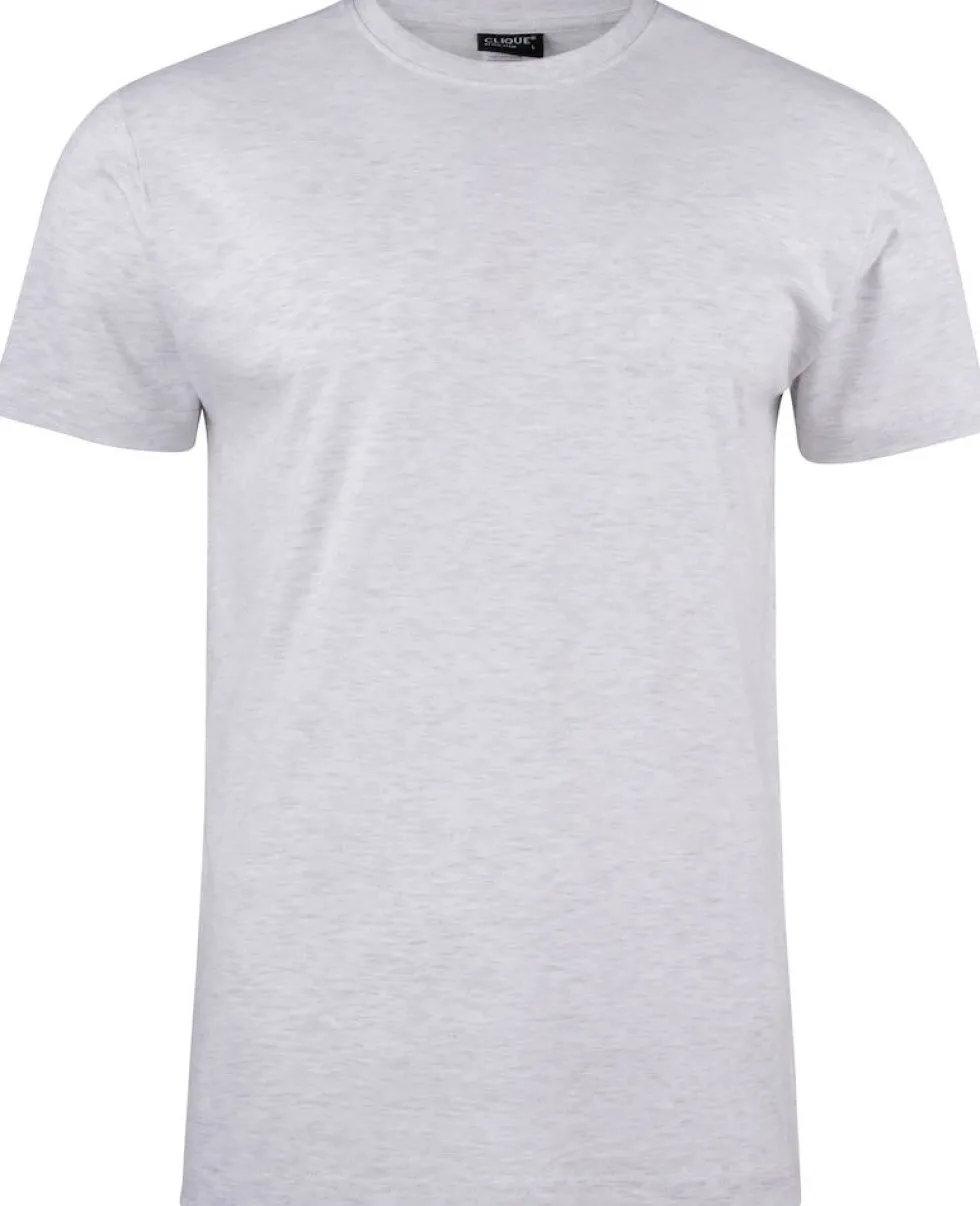 Clique T-Shirt Herr Askgrå
