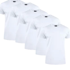 Clique T-shirt Herr 5-pack Vit