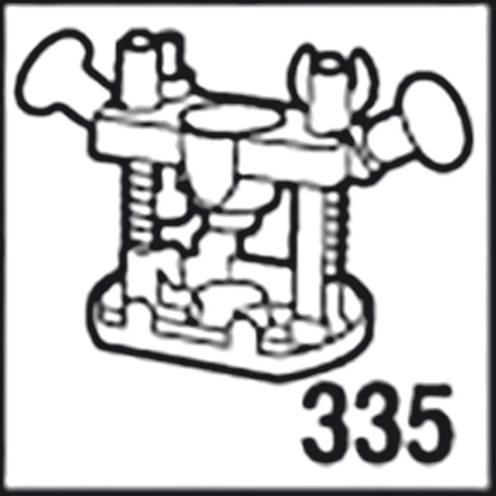 Dremel Överhandsfrästillsats 335